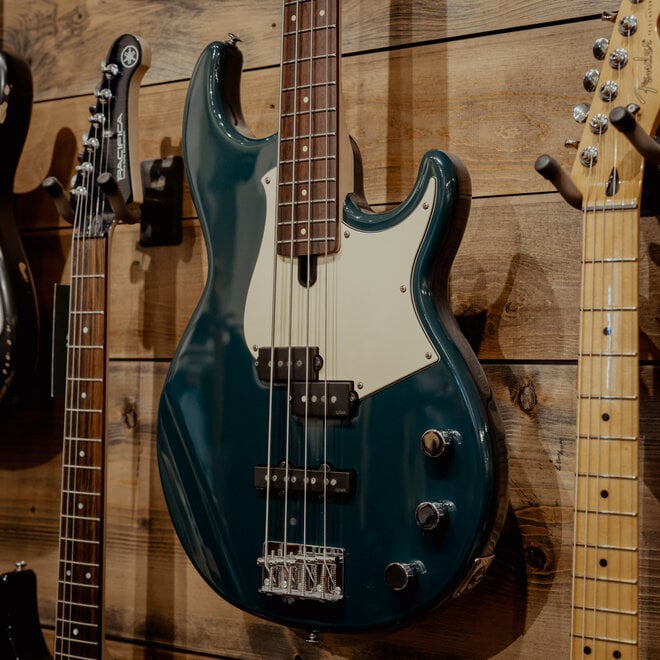 Yamaha BB434 BB 400 Series Bass Guitar, Passive, 4-String, Teal Blue