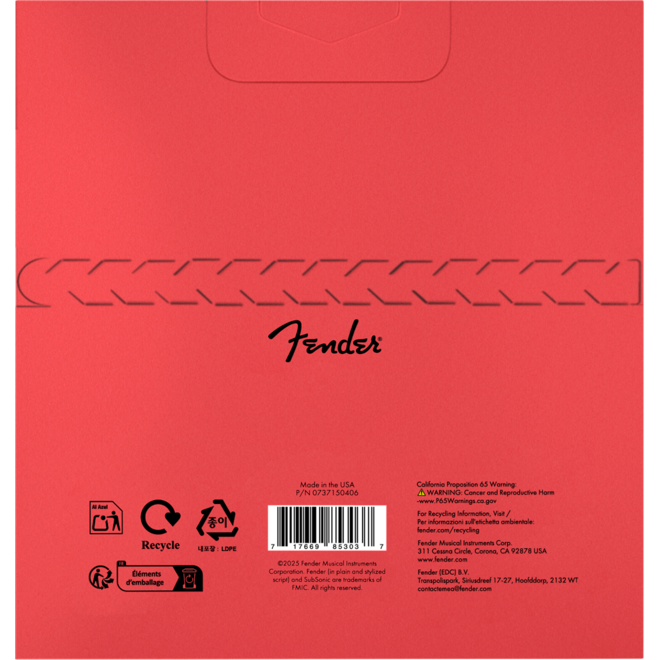 Fender SubSonic 7150 Pure Nickel Bass Guitar Strings, 45-105 Medium