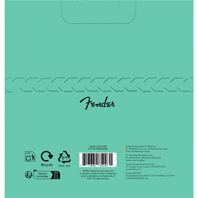 Fender SubSonic 9050 Flatwound Stainless Steel Bass Guitar Strings, 45-100 Medium/Light