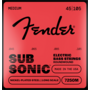 Fender SubSonic 7250 Nickel-Plated Steel Bass Guitar Strings, 45-105 Medium