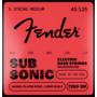 Fender SubSonic 7250 Nickel-Plated Steel Bass Guitar Strings, 5-String, 45-125 Medium