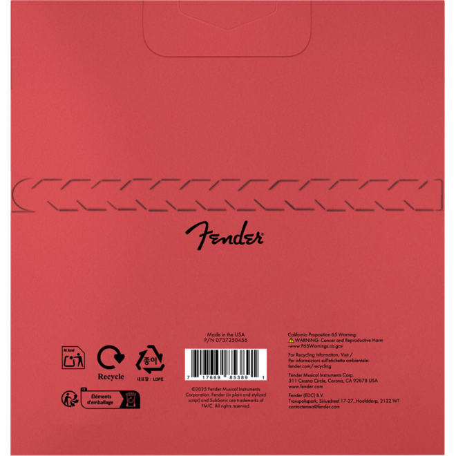 Fender SubSonic 7250 Nickel-Plated Steel Bass Guitar Strings, 5-String, 45-125 Medium