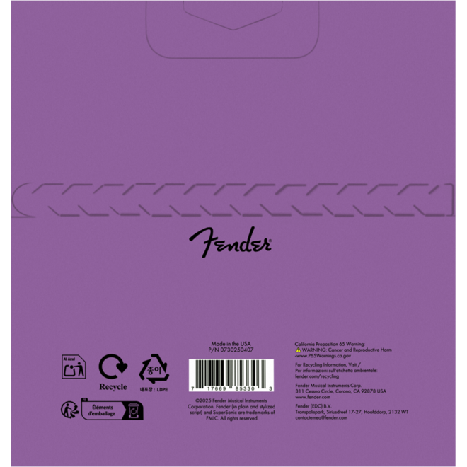 Fender SuperSonic 250 Nickel-Plated Steel Electric Guitar Strings, 10-52 Regular/Heavy