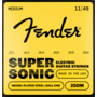 Fender SuperSonic 250 Nickel-Plated Steel Electric Guitar Strings, 11-49 Medium