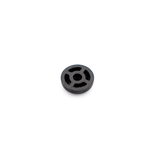 Effects Pedal Footswitch Topper, Small, Black (Single)