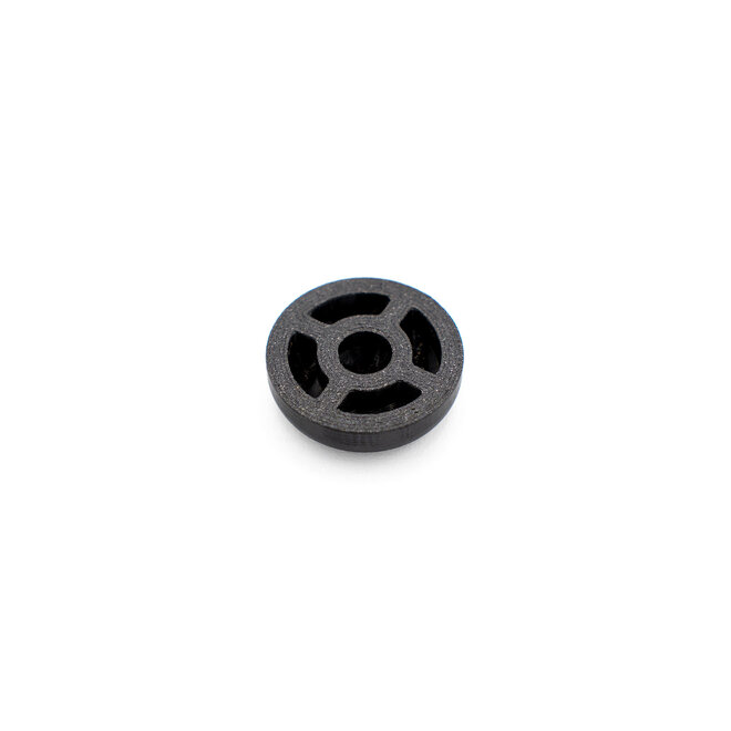 Effects Pedal Footswitch Topper, Small, Black (Single)