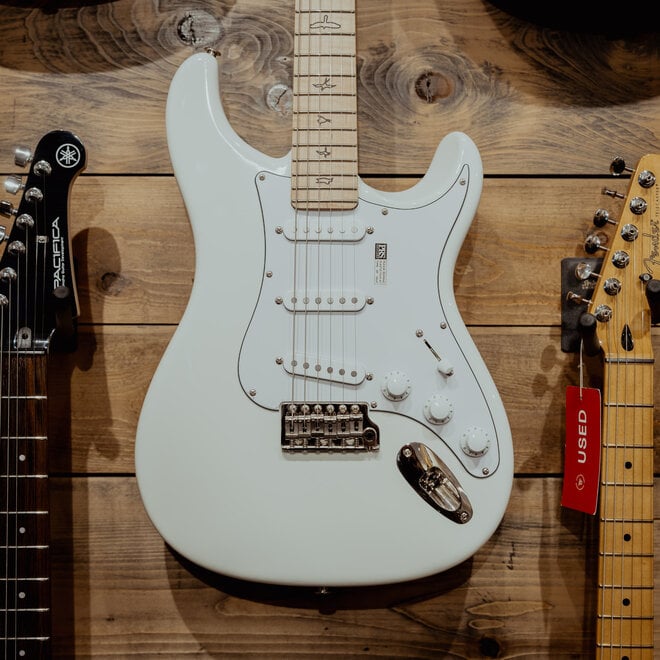 PRS Silver Sky John Mayer Signature Electric Guitar, Maple, Frost White, Gigbag