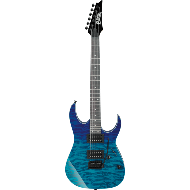 Ibanez GRG120QASP RG Gio Electric Guitar, Blue Gradation