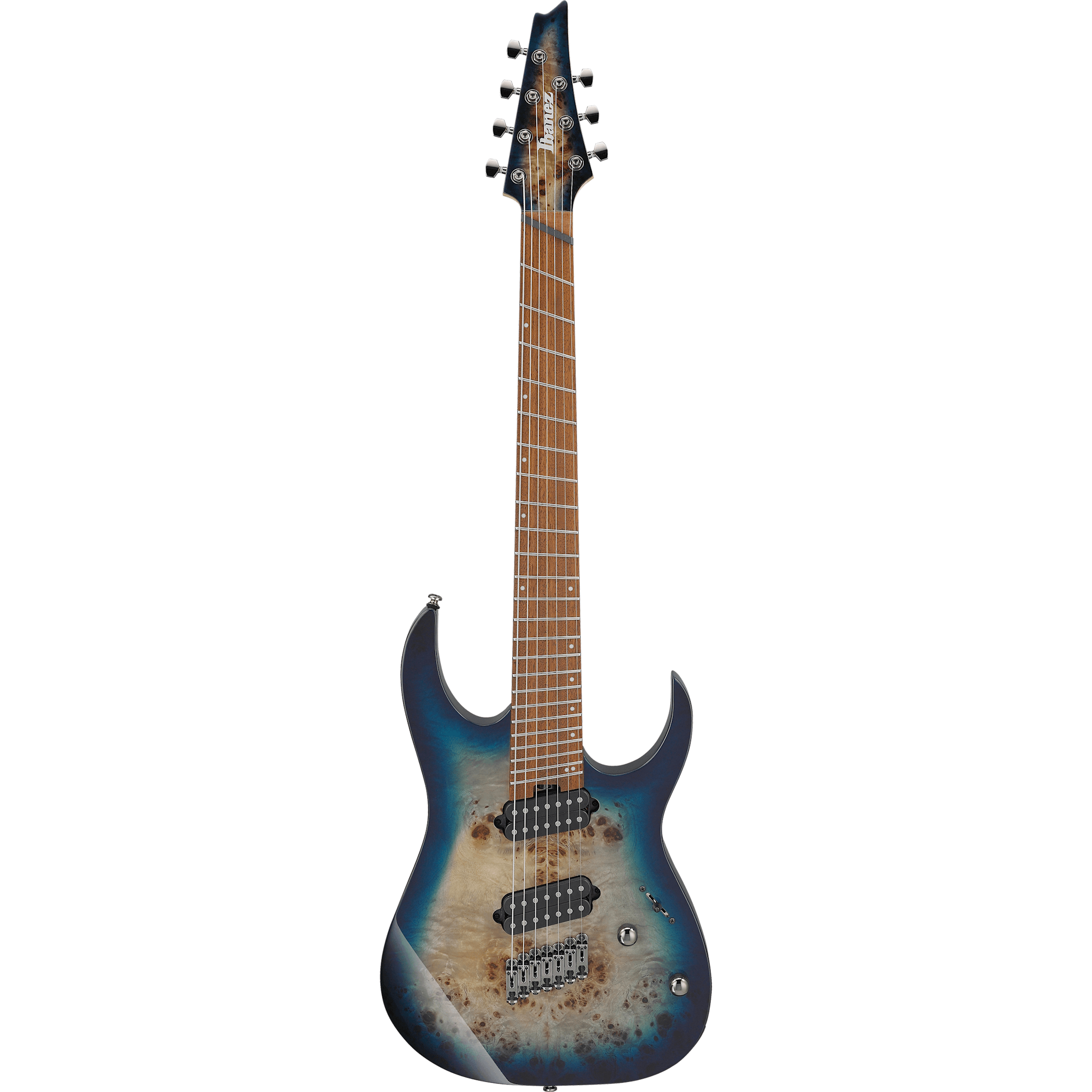 Ibanez RGMS7PB RG Standard Multi Scale 7-String Electric Guitar, Cosmic Blue Starburst