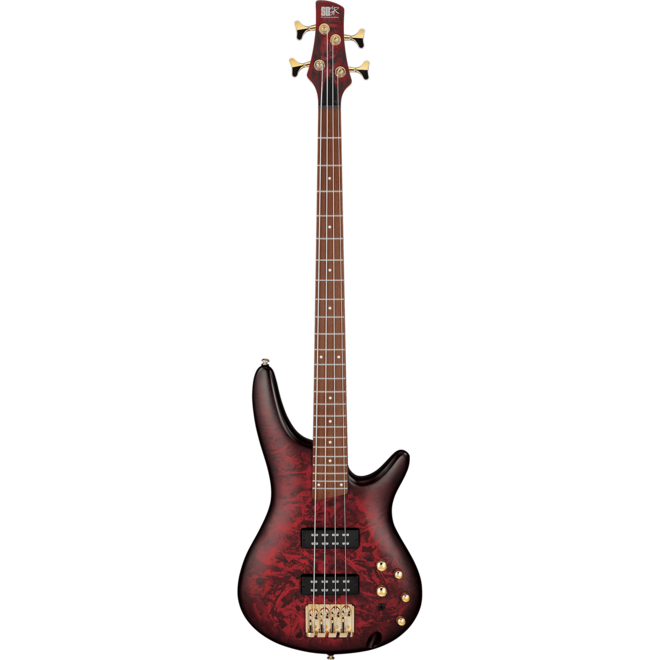Ibanez SR300EDX SR Standard Bass Guitar, 4-String, Wine Red Frozen Matte