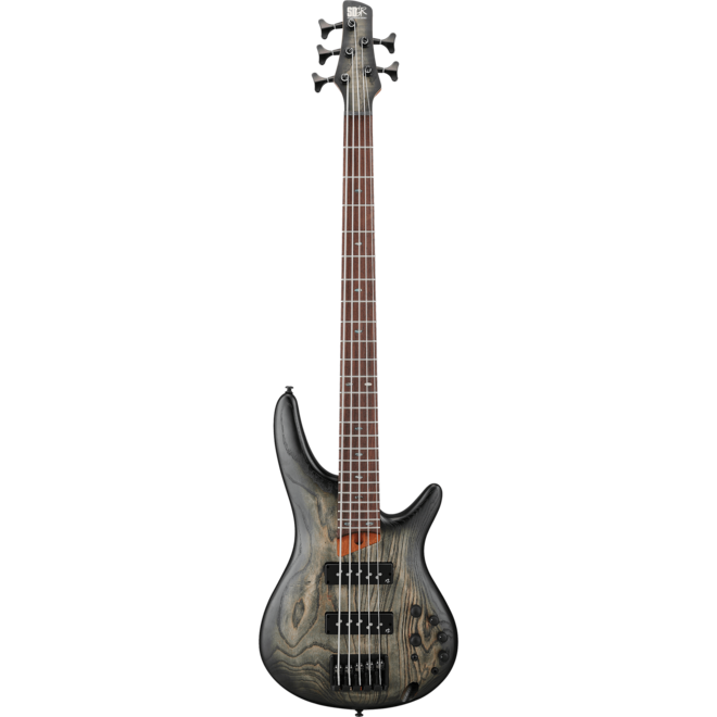 Ibanez SR605E SR Standard Bass Guitar, 5-String, Black Stained Burst