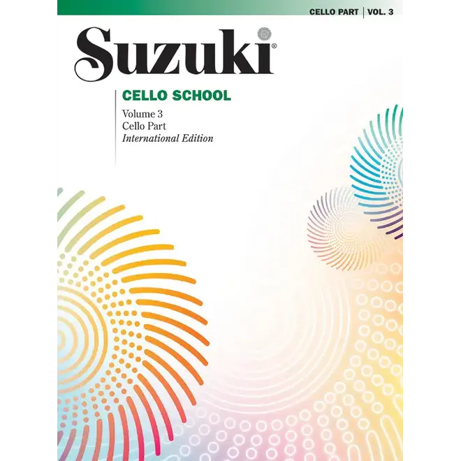 Suzuki Cello School, Volume 3, Cello Part