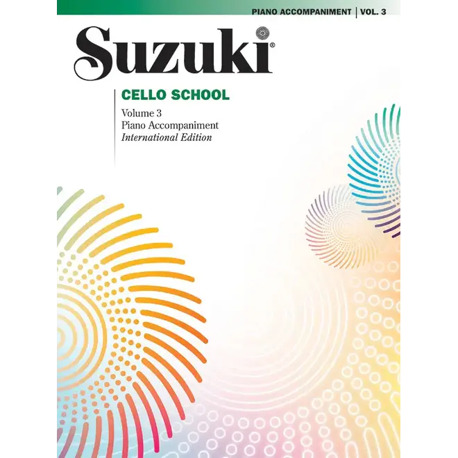 Suzuki Cello School, Volume 3, Piano Accompaniment