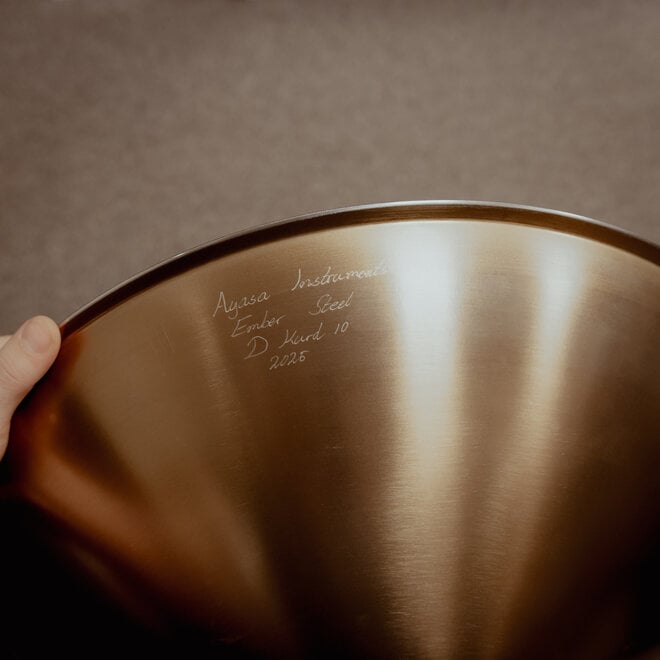 Ayasa D Kurd 10 Handpan Ember Steel w/Case