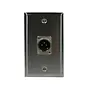 Neutrik WP103M Wall Plate w/Male XLR Socket