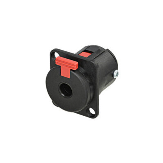 Neutrik NJ3FP6P-BAG 1/4" Female TRS D-Type Locking Panel Jack Connector