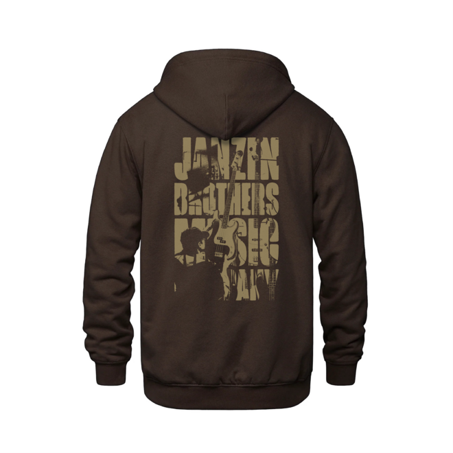 JB Music Co. Custom Vintage Hoodie, Brown