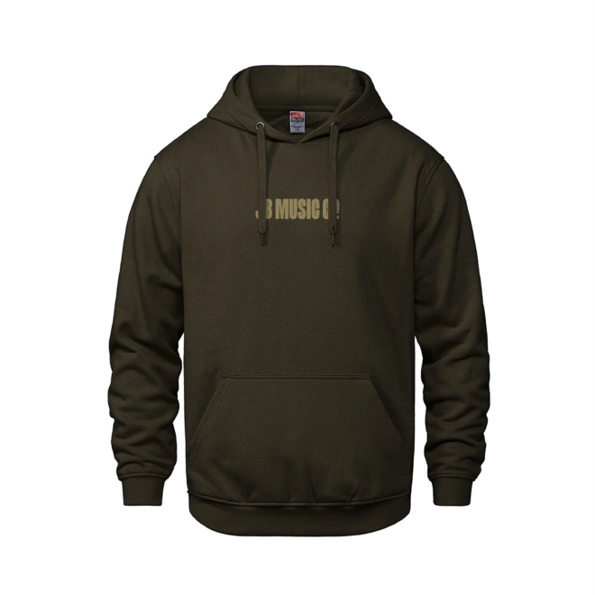 JB Music Co. Custom Vintage Hoodie, Brown