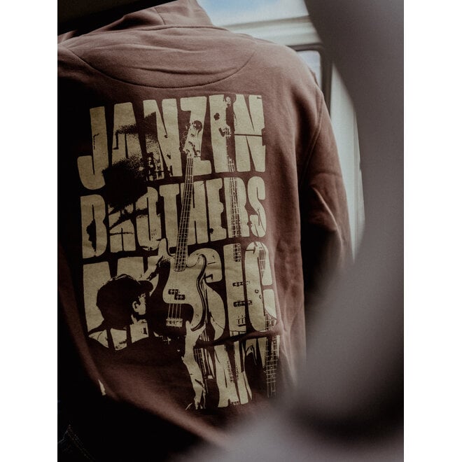 JB Music Co. Custom Vintage Hoodie, Brown
