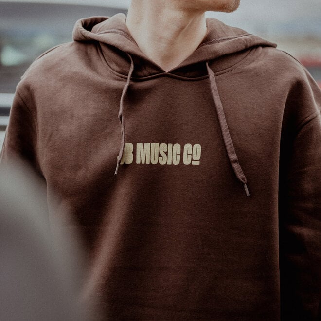 JB Music Co. Custom Vintage Hoodie, Brown