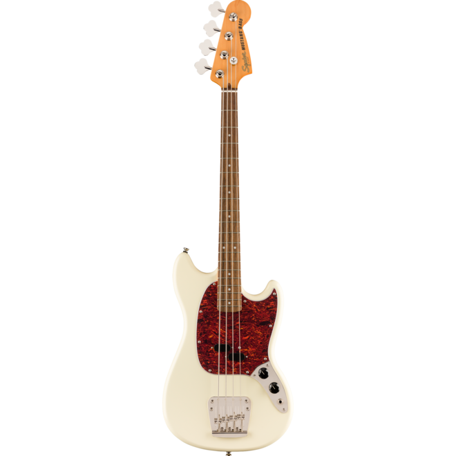 Squier Classic Vibe ‘60s Mustang Bass, Laurel Fingerboard, Olympic White