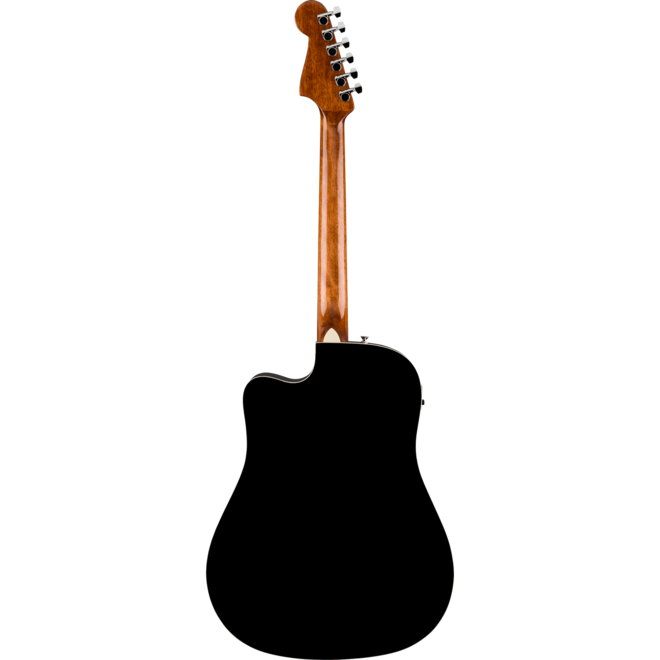 Fender California Standard Redondo Cutaway Acoustic-Electric Guitar, Spruce/Sapele, Black