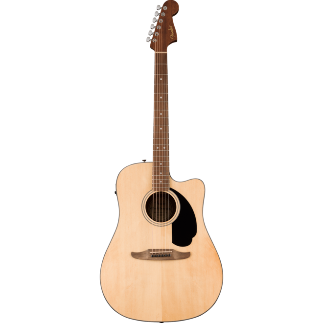 Fender California Standard Redondo Cutaway Acoustic-Electric Guitar, Spruce/Sapele, Natural