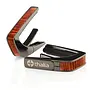 Thalia Wood Collection Guitar Capo, AAA Hawaiian Koa Inlay, Black Chrome