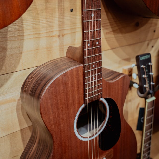 Martin GPC-X2E Grand Performance Acoustic-Electric Guitar, Sapele/Macassar HPL, w/Gigbag