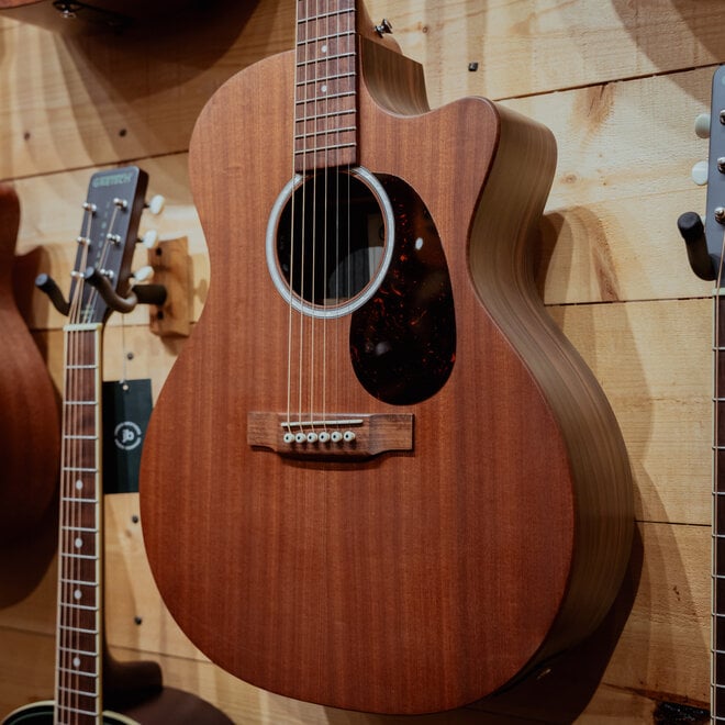 Martin GPC-X2E Grand Performance Acoustic-Electric Guitar, Sapele/Macassar HPL, w/Gigbag