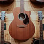 Martin GPC-X2E Grand Performance Acoustic-Electric Guitar, Sapele/Macassar HPL, w/Gigbag