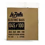 La Bella RX Stainless Steel Round Wound Bass Guitar Strings, 4-String, 45-105