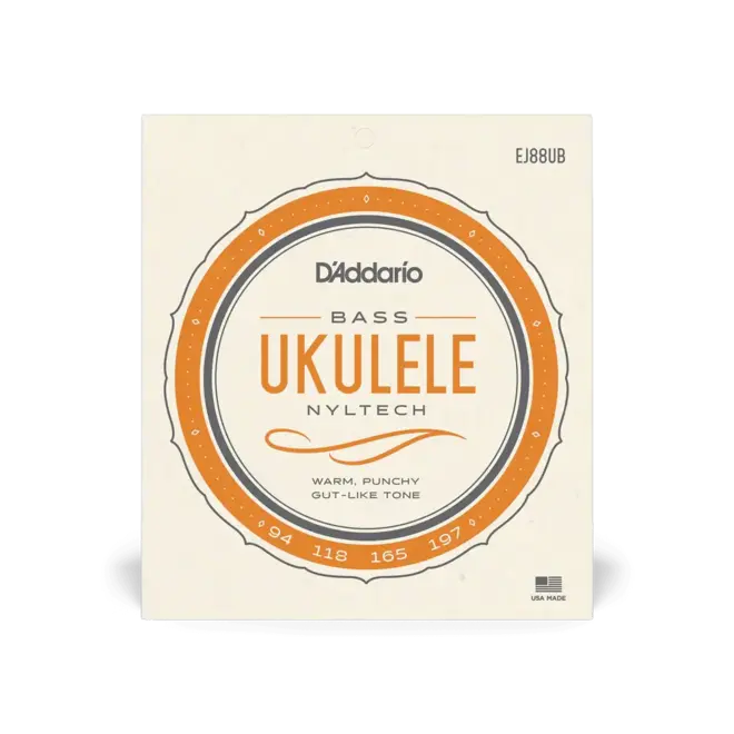 D'Addario EJ88UB Nyltech Ukulele-Bass Strings, 4-String Set