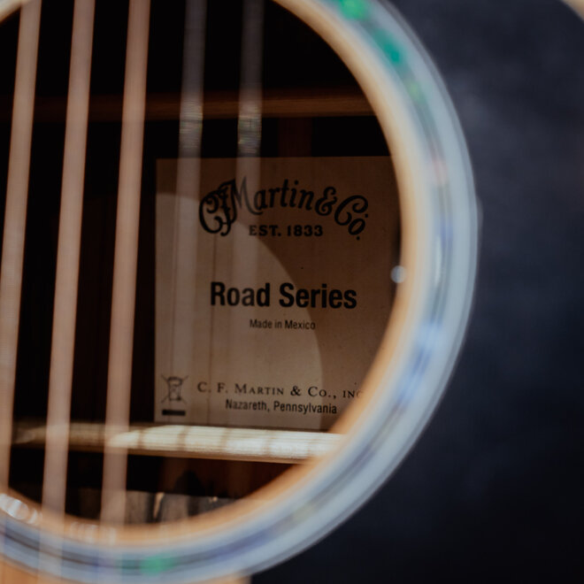 Martin D-13E Ziricote Road Series Dreadnought Acoustic-Electric Guitar w/Case