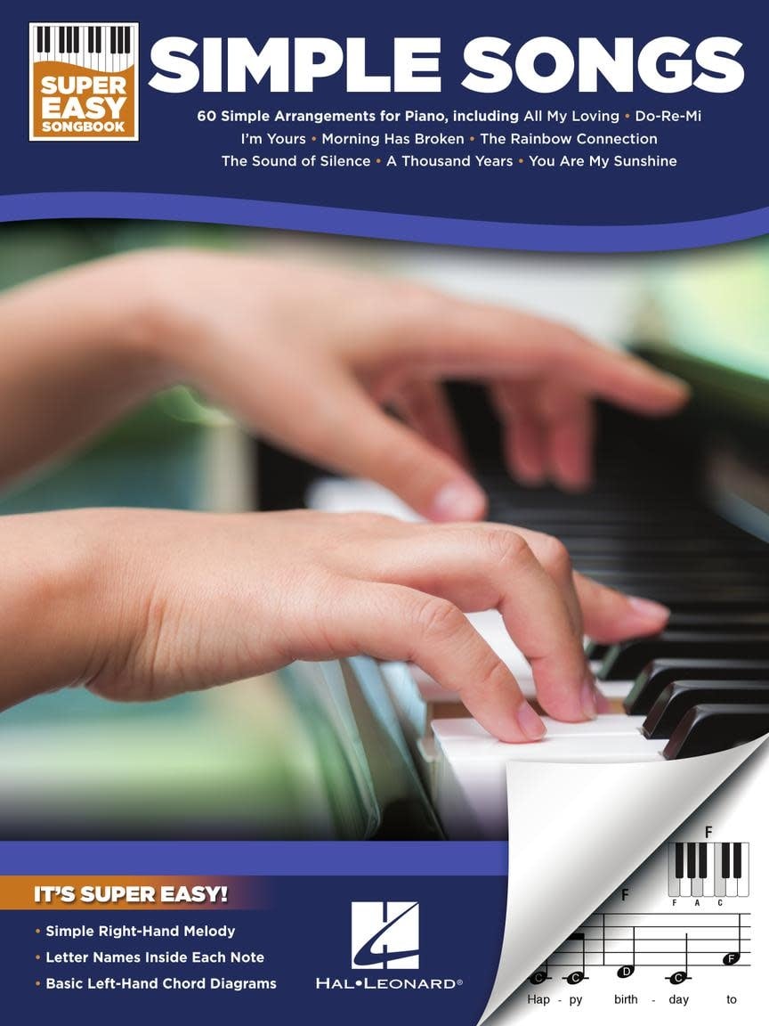 Hal Leonard Super Easy Songbook Series, Simple Songs