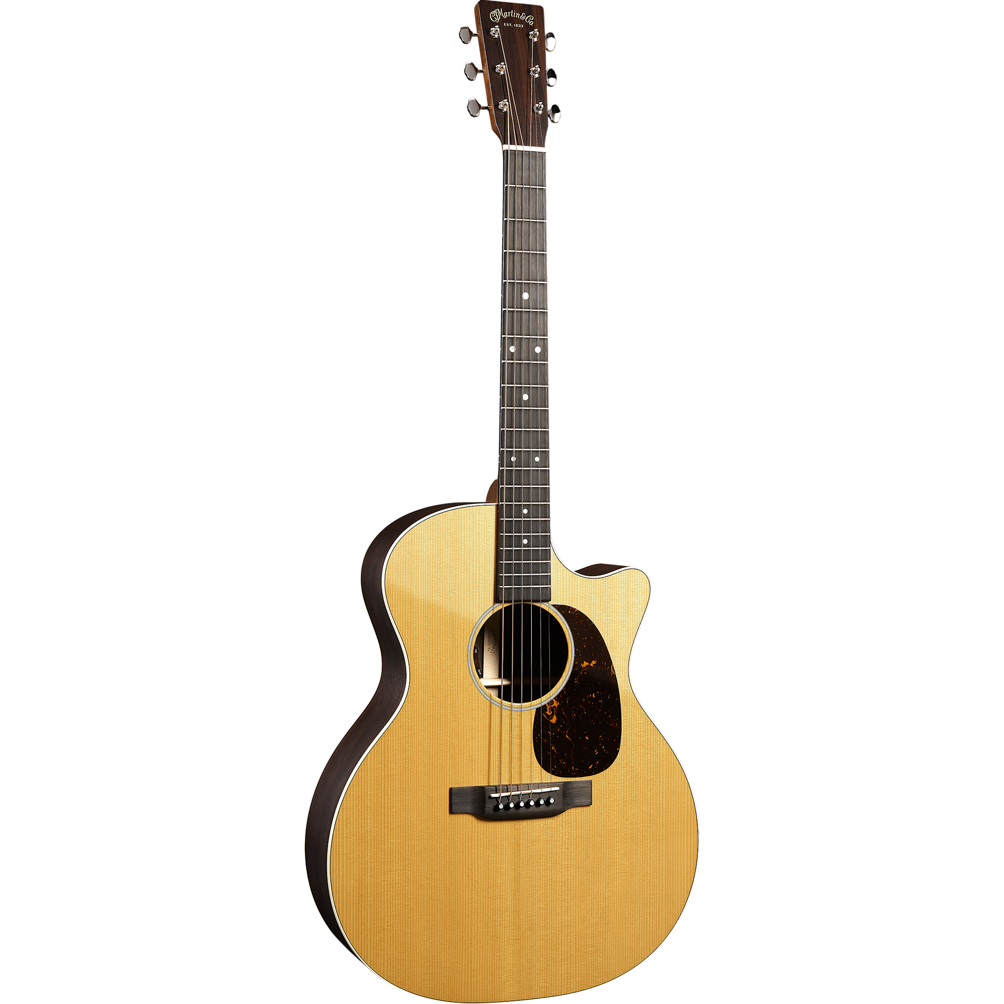 Martin GPC-16E Grand Performance Cutaway Acoustic-Electric Guitar, Solid Spruce/Rosewood, w/Gigabg