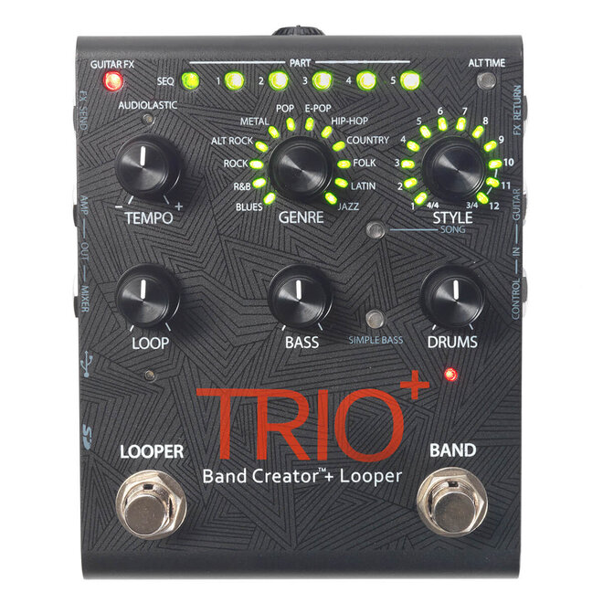 DigiTech Trio+ Band Creator & Looper Pedal