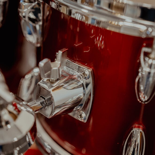 1980s Yamaha 8000 Tour Custom 4pc Shell Pack, Made in Japan, Red Wine