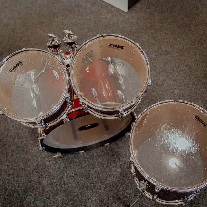1980s Yamaha 8000 Tour Custom 4pc Shell Pack, Made in Japan, Red Wine