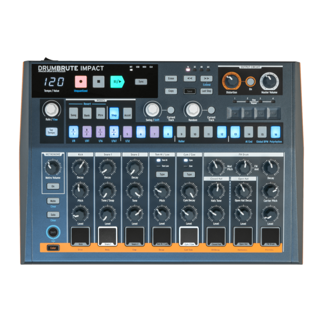 Arturia DrumBrute Impact Analog Drum Machine