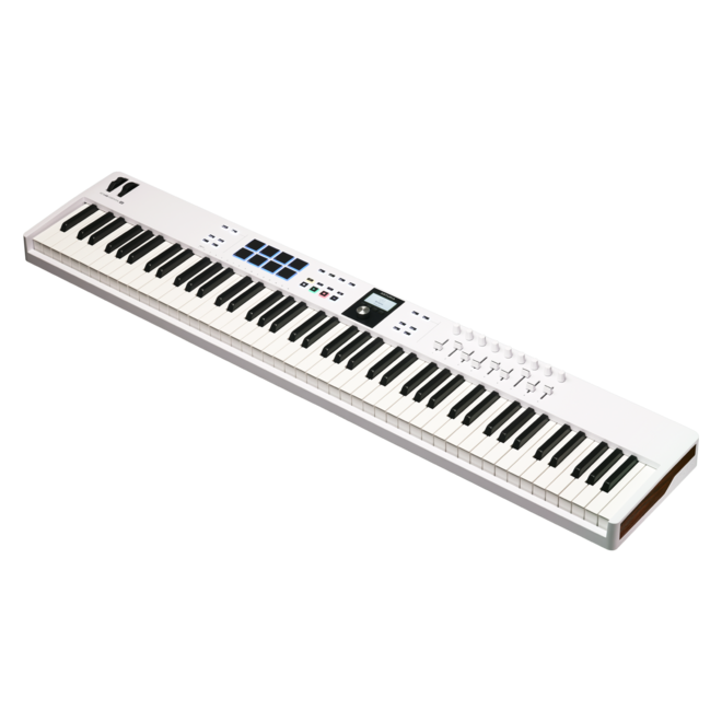 Arturia KeyLab Essential 88 mk3 Universal MIDI Keyboard Controller, White