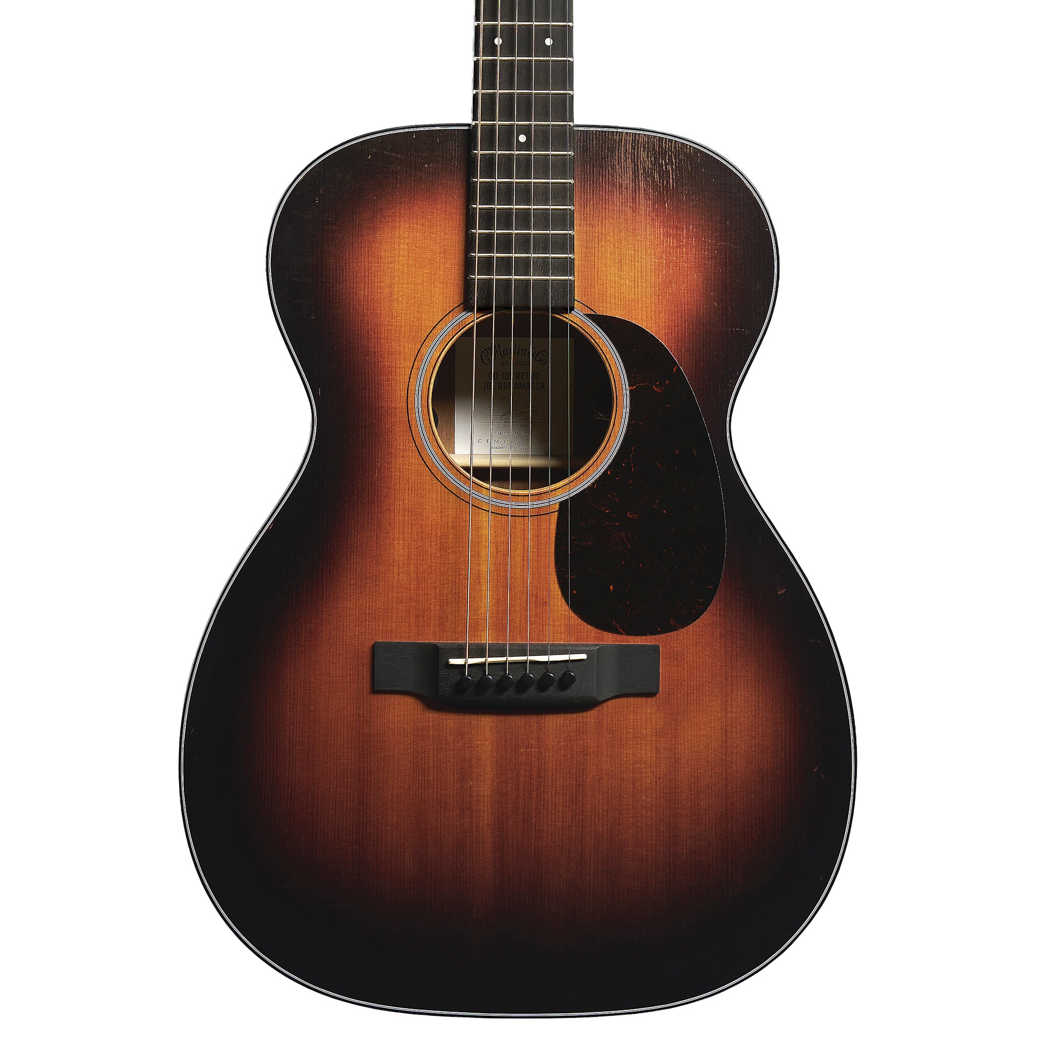 Martin 00-10E Retro Joe Bonamassa Signature Acoustic-Electric Guitar, Solid Spruce/Sapele, w/Gigbag