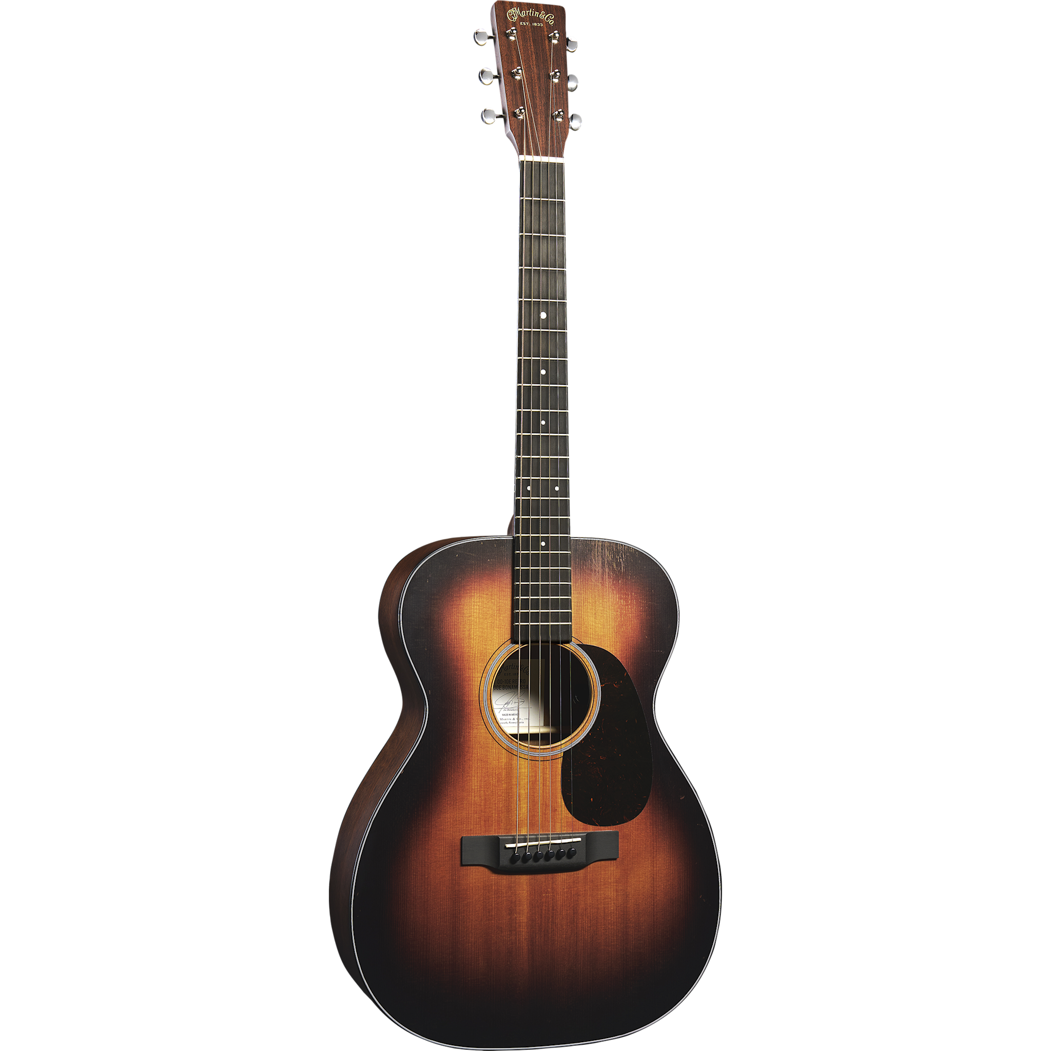 Martin 00-10E Retro Joe Bonamassa Signature Acoustic-Electric Guitar, Solid Spruce/Sapele, w/Gigbag