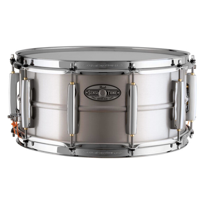 Pearl SensiTone Heritage Alloy Seamless Aluminum Snare Drum, 14 x 6.5"