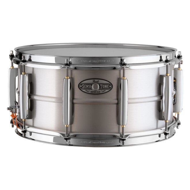 Pearl SensiTone Heritage Alloy Seamless Aluminum Snare Drum, 14 x 6.5"