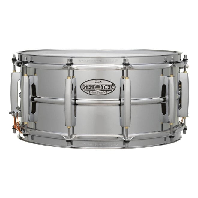 Pearl SensiTone Heritage Alloy Beaded Steel Snare Drum, 14 x 6.5"