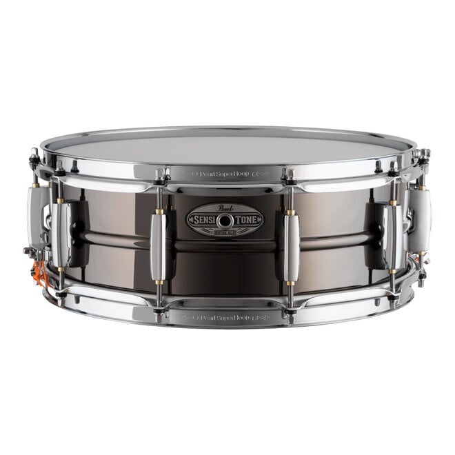 Pearl SensiTone Heritage Alloy Black Nickel-Over-Brass Snare Drum, 14 x 5"