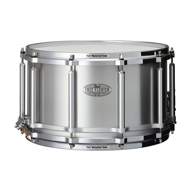 Pearl Free Floater Snare Drum, Seamless Aluminum, 14 x 8"