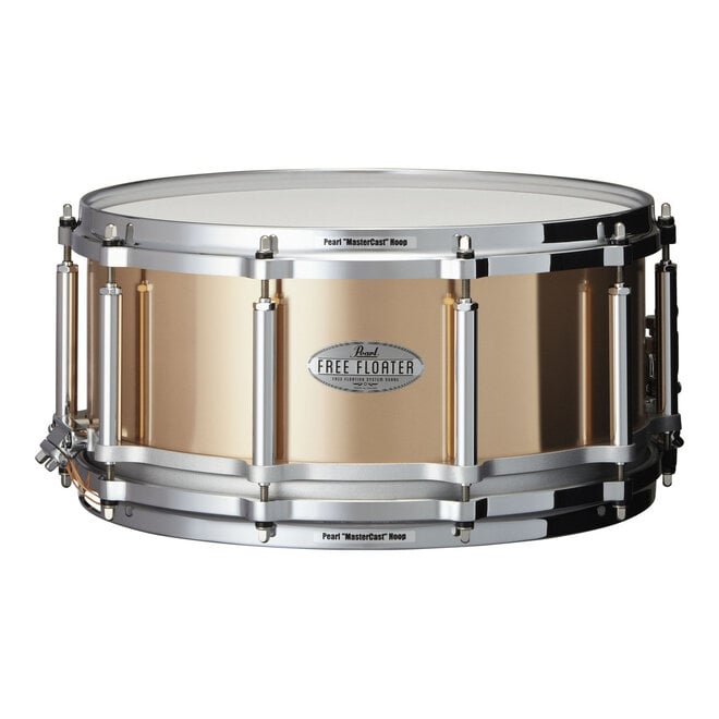 Pearl Free Floater Snare Drum, Phosphor Bronze, 14 x 6.5"
