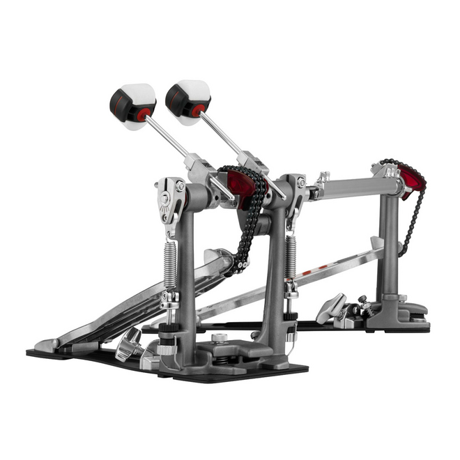 Pearl P-2052C Eliminator Redline Double Bass Drum Pedal, Chain Drive, w/Case